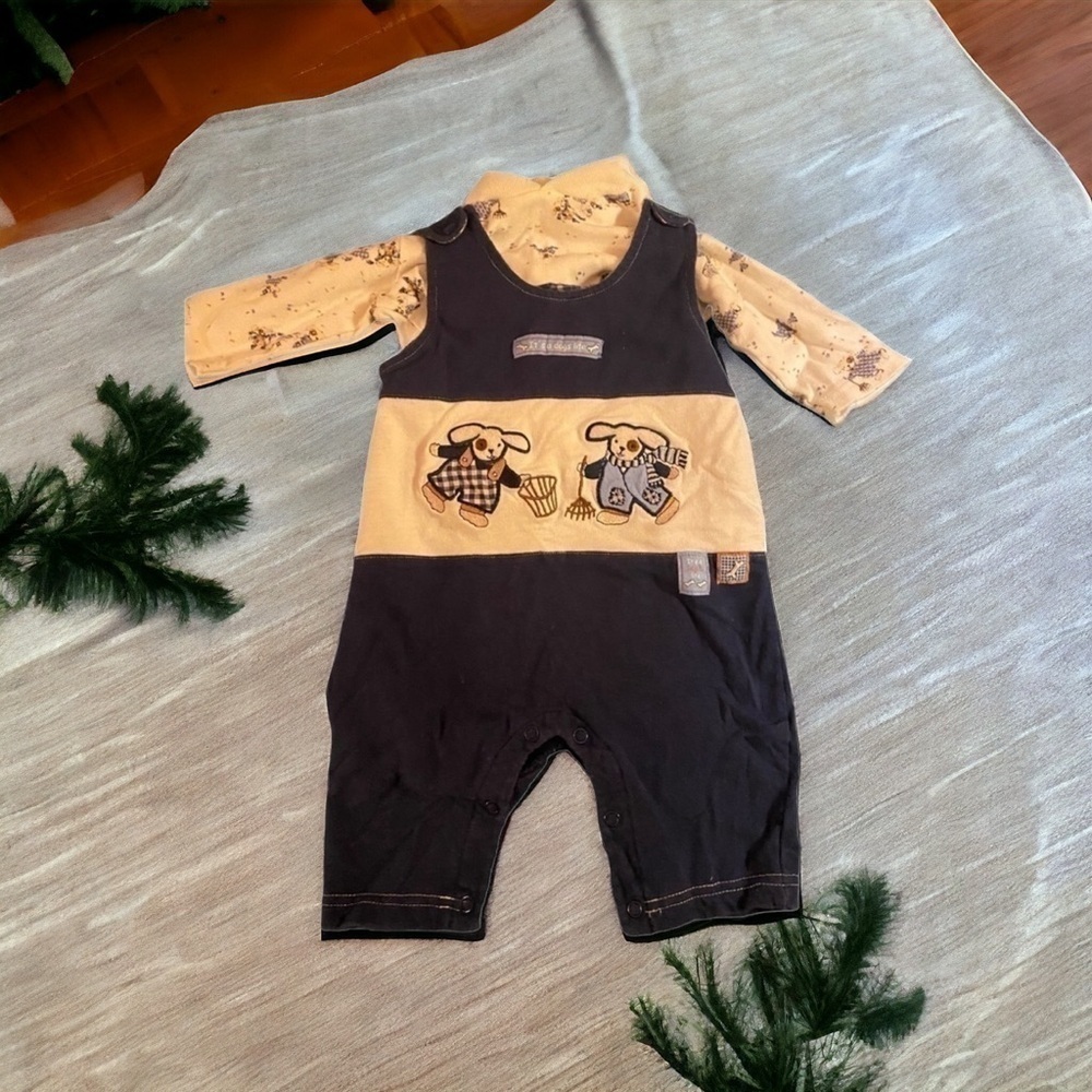 𝅺Vintage Baby  jumper outfit it’s a dogs life vintage